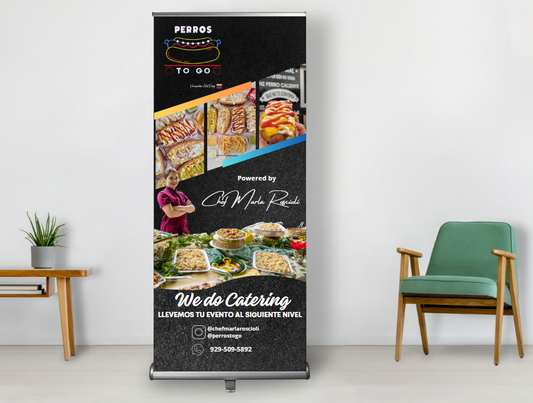 Rollup Banner(Roll Up Stand Standard 33"x80")